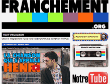 Tablet Screenshot of franchement.org